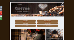 Desktop Screenshot of janscoffee.com