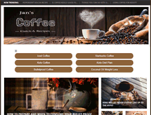 Tablet Screenshot of janscoffee.com